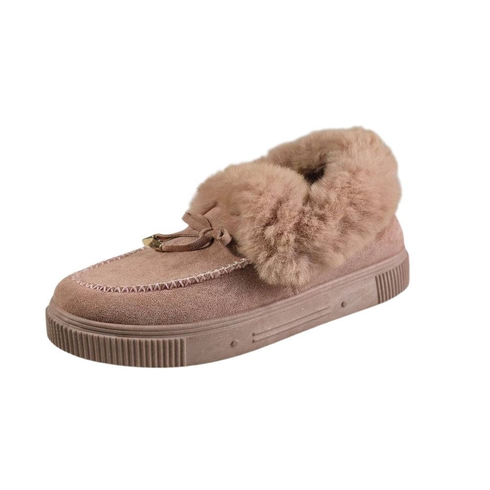BAMBOO Plush Fur-Lined Slipper Shoes